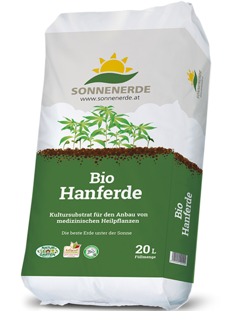 Sonnenerde Bio Hanferde 20L Living Soil mit Terra Preta